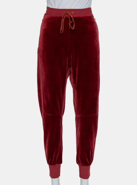 Chloe Burgundy Velvet Trouser M