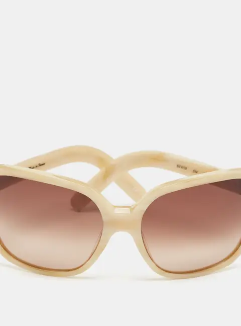 Chloe Beige/Brown Gradient CL2173 Frame Oversized Sunglasses