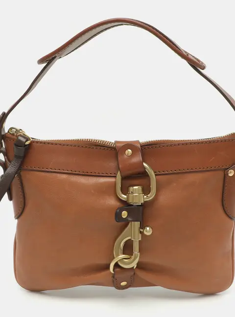 Chloe Kerala Brown Leather Shoulder Bag