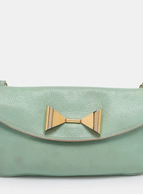 Chloe Green Leather Crossbody Bag