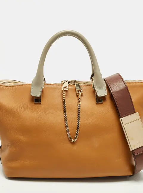 Chloe Baylee Medium Tricolor Leather Tote