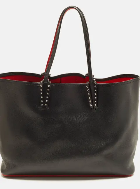 Christian Louboutin Cabata Large Black Leather Tote