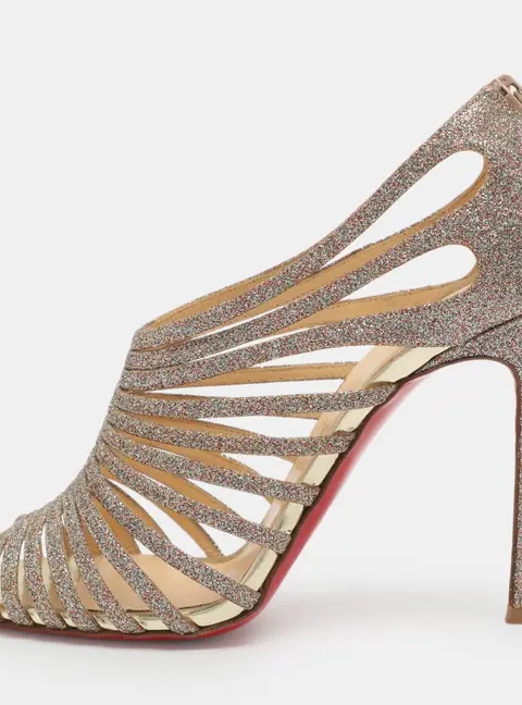 Christian Louboutin Multibrida Size 38.5 Multicolor Glitter Pumps