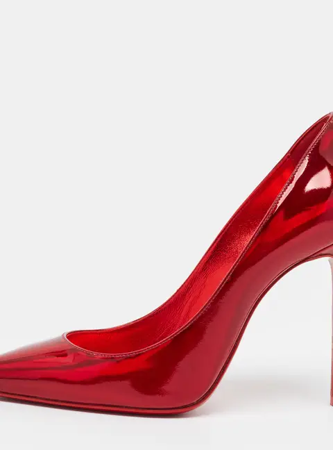Christian Louboutin Kate Size 35 Red Patent Leather Pumps