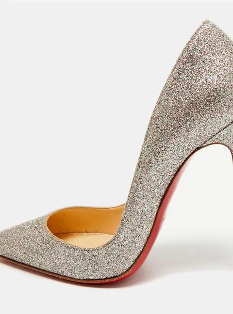 Christian Louboutin Ballalla Size 36 Multicolor Glitter Pumps