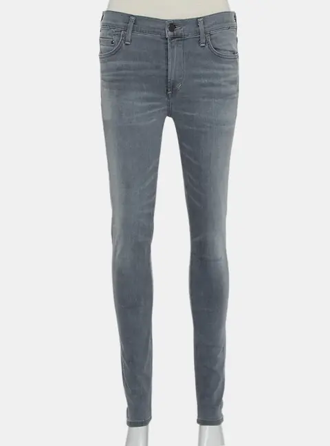 Citizens of Humanity Grey Denim High Rise Skinny Rocket Jeans M