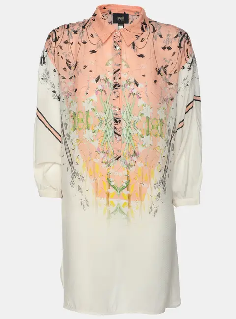 Class by Roberto Cavalli Multicolor Vicose Tunic Blouse L