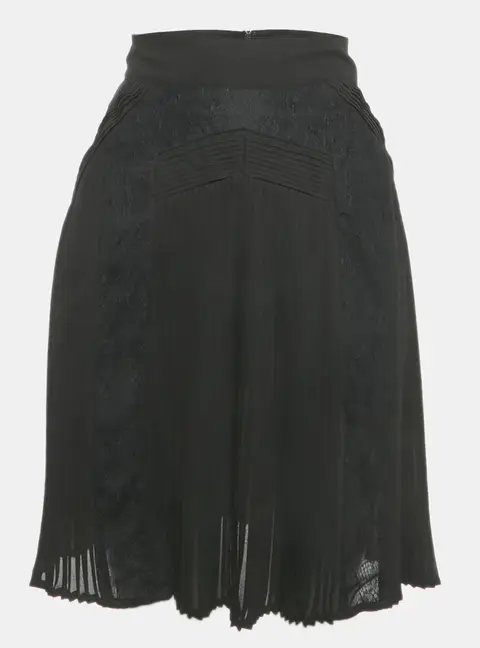 Class by Roberto Cavalli Blue Pleated Short Dress M