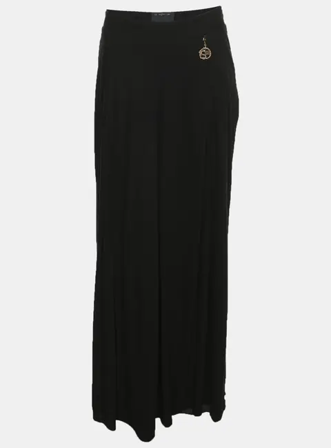 Class by Roberto Cavalli Black Jersey Maxi Skirt S