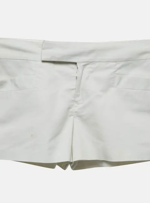 Club Monaco White Cotton Shorts S