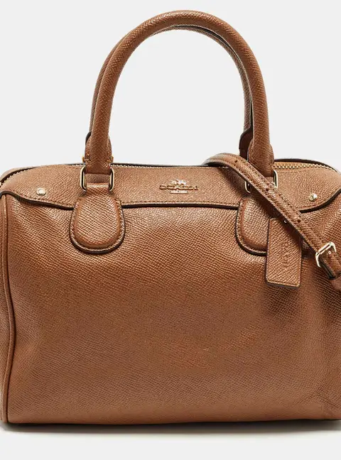 Coach Bennett Mini Brown Leather Satchel