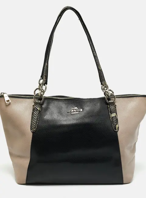 Coach Ava Multicolor Embossed and Leather Tote