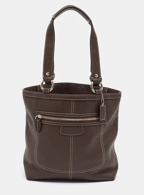 Coach Penelope Brown Leather Tote