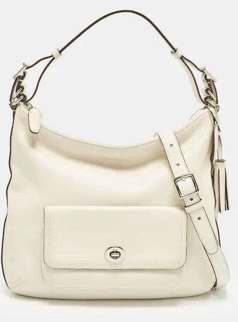 Coach Legacy Courtenay Off White Leather Hobo