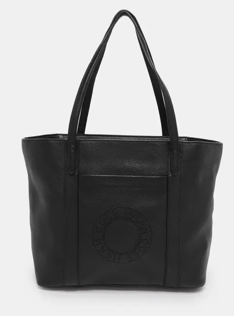 Cole Haan Black Leather Tote Bag