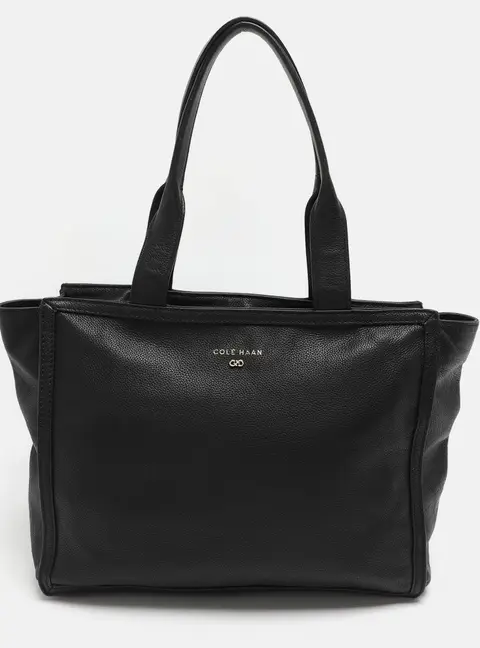 Cole Haan Black Leather Tote