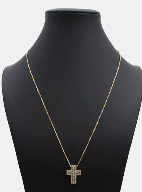 Damiani 18k Pink Gold Diamond Belle &Eacute;poque Necklace