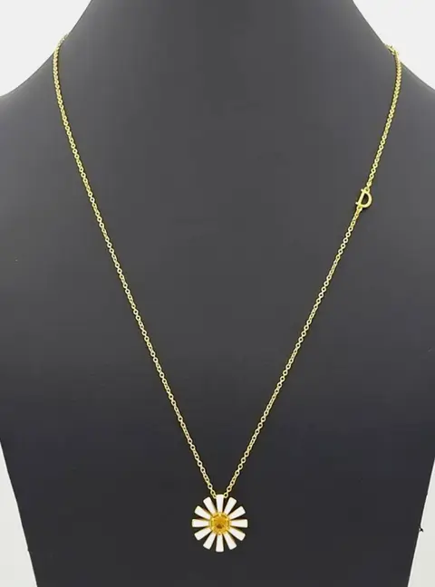 Damiani colored Margherita 18k Yellow Gold Ceramics necklace