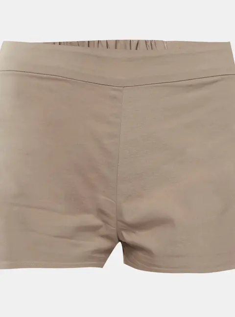 Datt Beige Gabardine Regular Shorts S