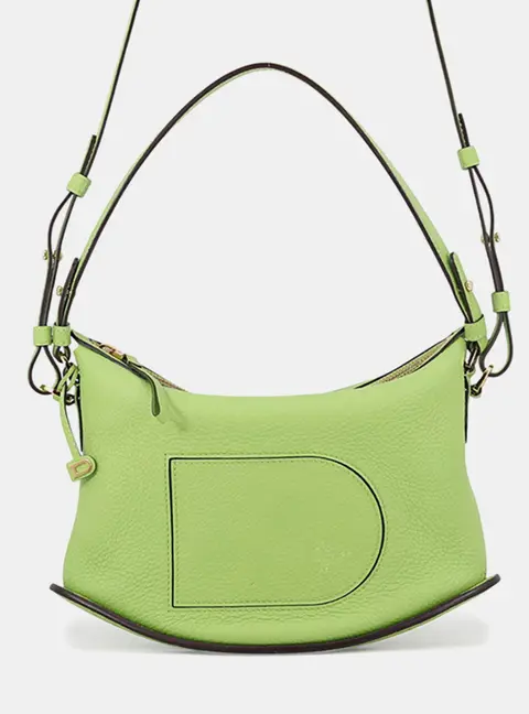 Delvaux Pin Swing 2-Way Bag Aloe Leather
