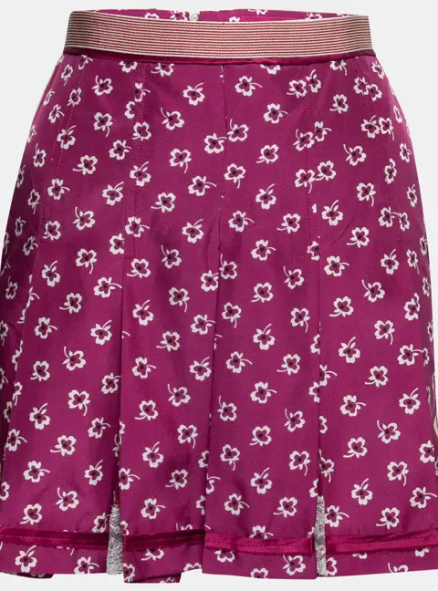 D&G by Dolce & Gabbana Pink Printed Silk Mini Skirt S