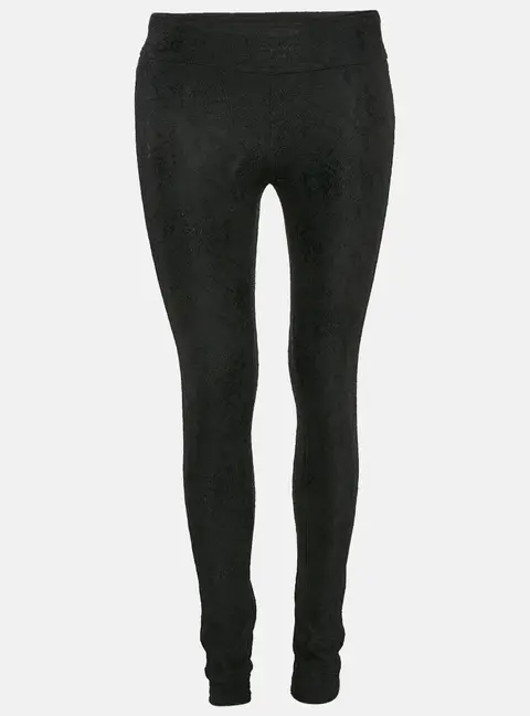 Diane Von Furstenberg Black Lace Skinny Pants XS