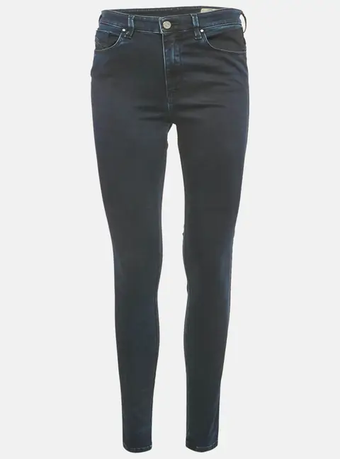Diesel Navy Blue Denim Skinzee High Jeans M Waist 28"