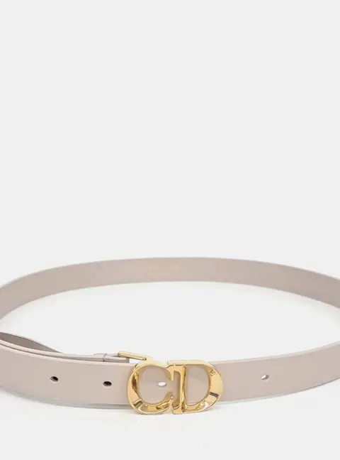 Dior Beige Leather belt