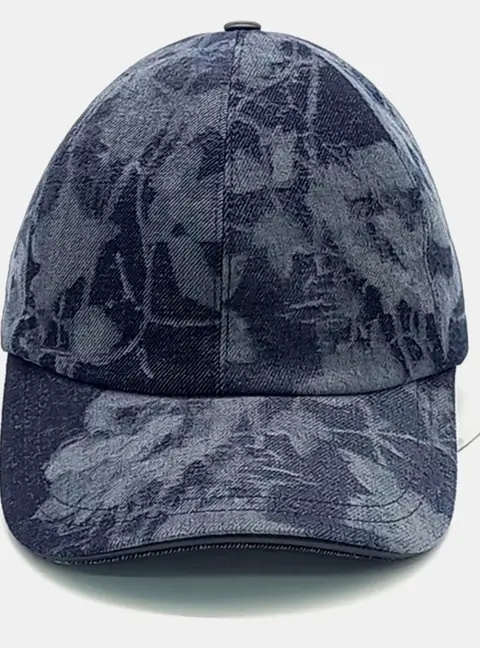 Christian Dior Navy Blue Cotton Player Cap