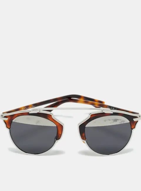 Dior Tortoise Brown/Black AOOMD DiorSoReal Aviator Sunglasses