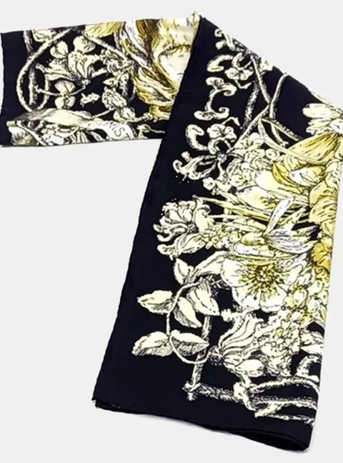 Christian Dior silk multicolor scarf