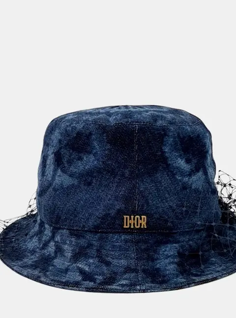 Christian Dior Tie-dye Veil Bucket Hat