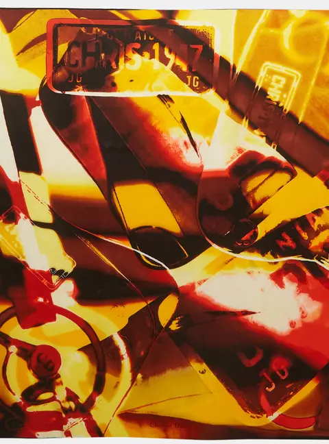 Christian Dior Multicolour Printed Silk Scarf