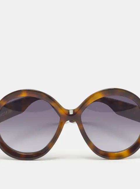 Dior Tortoise Green/Grey Gradient DiorSignature R1U 26A1 Round Sunglasses
