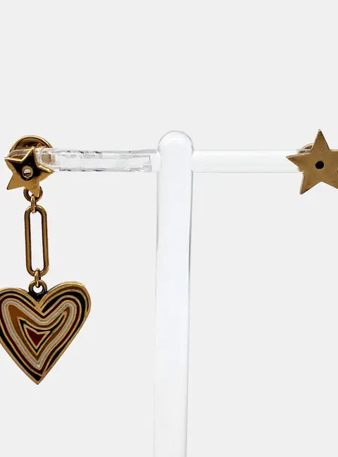 Christian Dior metal earrings
