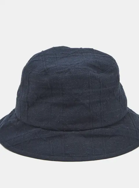 Christian Dior Navy Blue Denim Teddy-D Cannage Bucket Hat Size 59