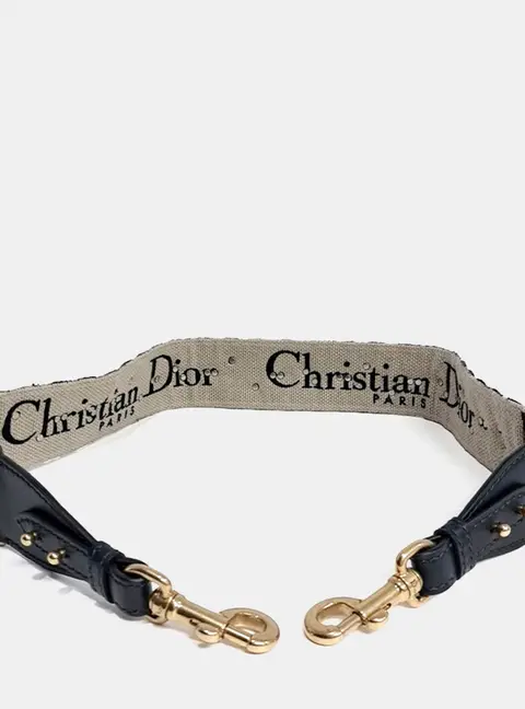 Dior Navy Blue  Fabric strap