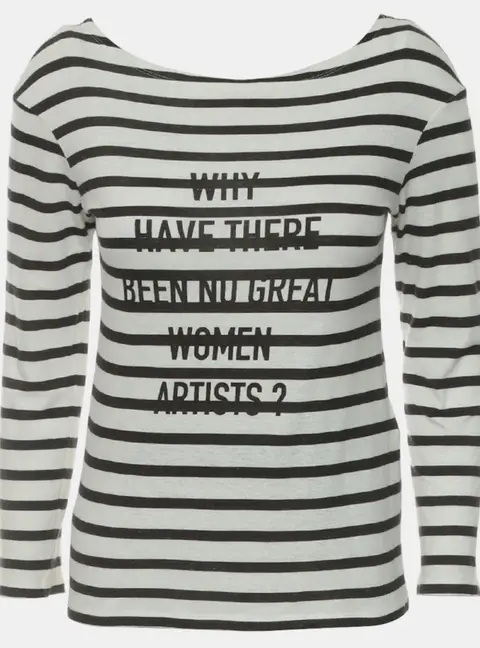 Dior Stripes Printed Black, White Long Sleeve T-Shirt XS