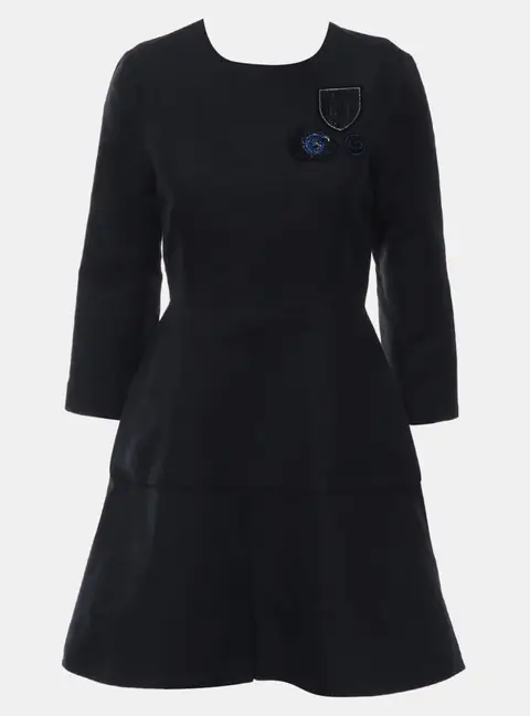 Dior Pacth Long Sleeve Dress