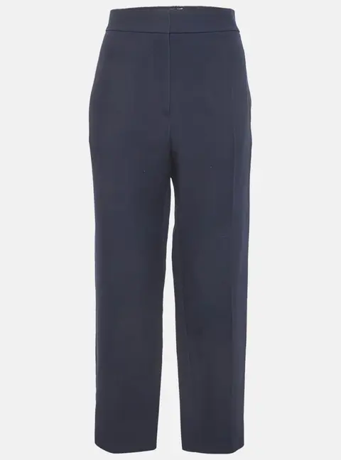 Christian Dior Dark Blue Wool Tailored Trousers XL