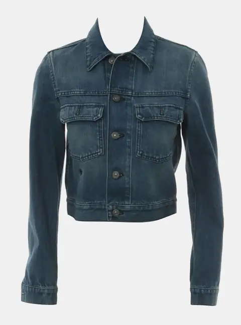 Dior Cropped Denim Jacket US 4