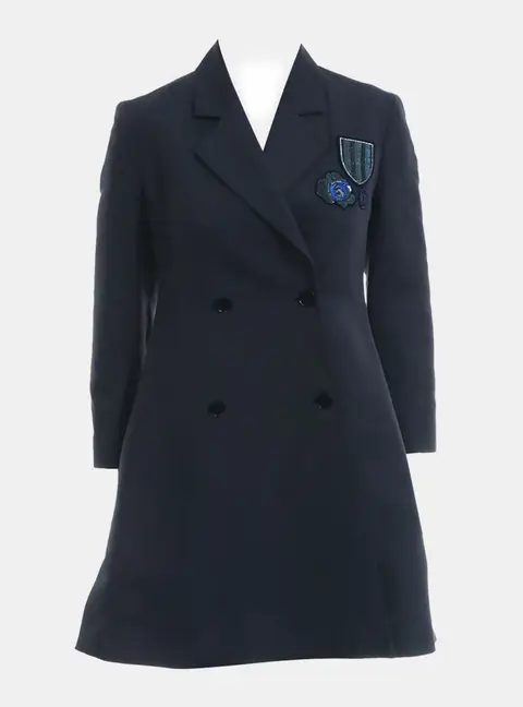 Dior Double Breasted Patch Coat