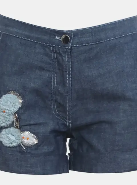Dior Embellished Denim Short IT 38