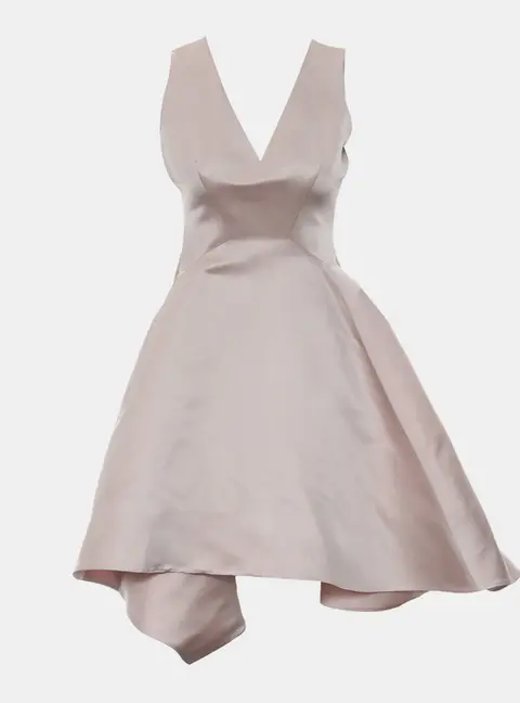 Dior Silk Fit & Flare Dress