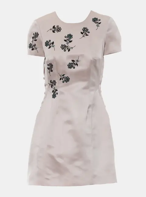 Dior Embellished Silk Dress