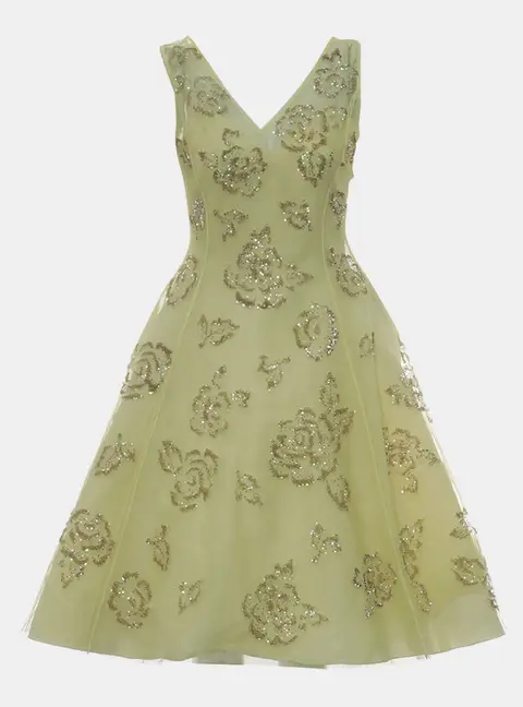 Dior Sleeveless Sequined Embellished Dress