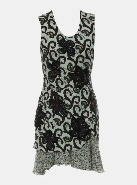 Dior Sleeveless Embellished Dress