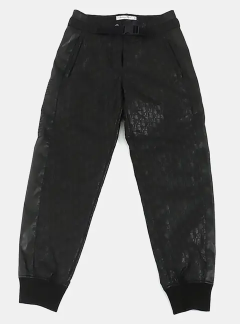 Christian Dior Black Cotton/Polyester Pants  Size S