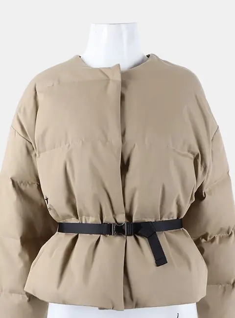 Christian Dior Beige Cotton Puffer Jumper Size S