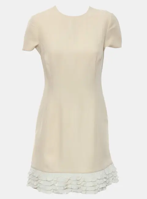 Dior Sequined-Hem Dress